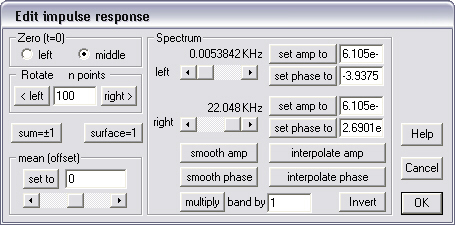 Impulse response